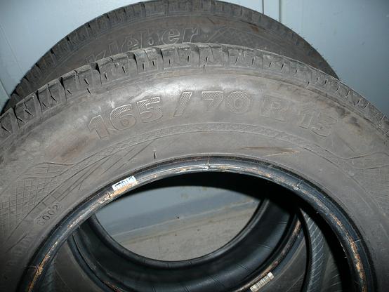 165/70 R13 Kléber jako nové