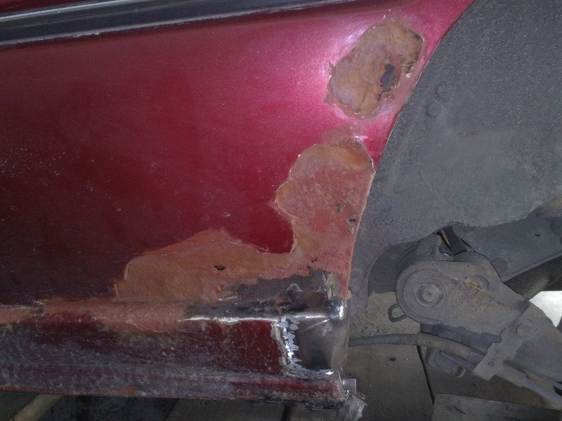 po odokryti hrubej vrstvy farby