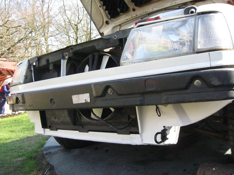 Opravené čelo a odstraněná rez