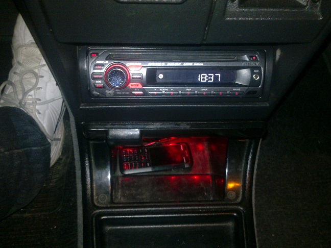 Osvětlený kastlík v interéru