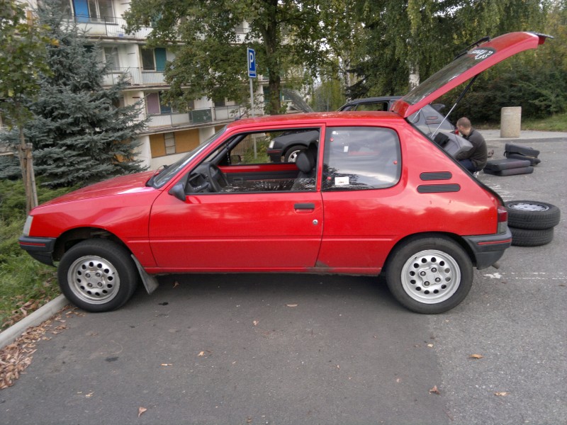 Já vyměnil kola a Láďa měnil sedačky