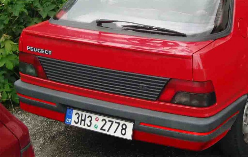 plánovaná úprava zadního nárazníku