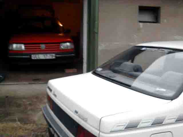 in garage with 405:)