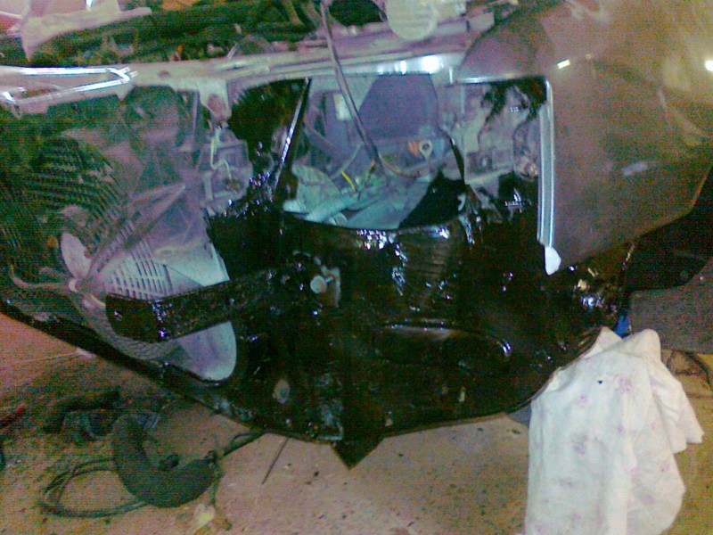 Natřeno matrošem na podvozky..