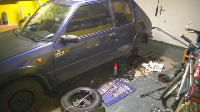 Zabral jsem tatovi na 4 dny garáž..