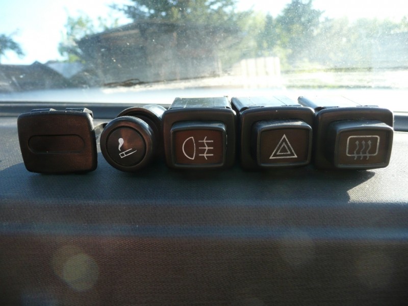 Tlačítka z palubky